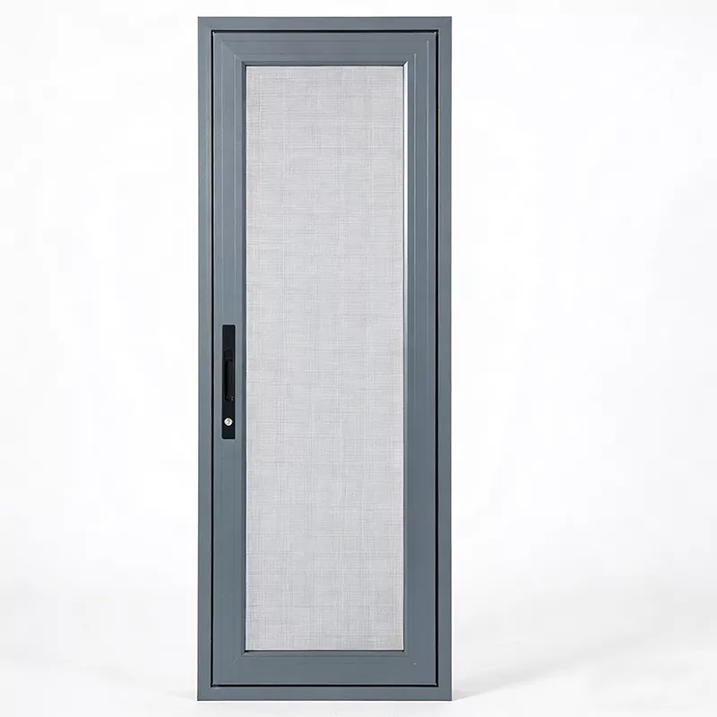 Porte battante à bande en alliage d'aluminium