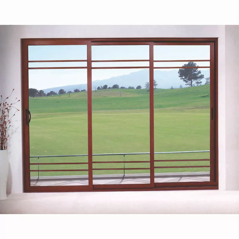 Porte coulissante en alliage d'aluminium pour balcon